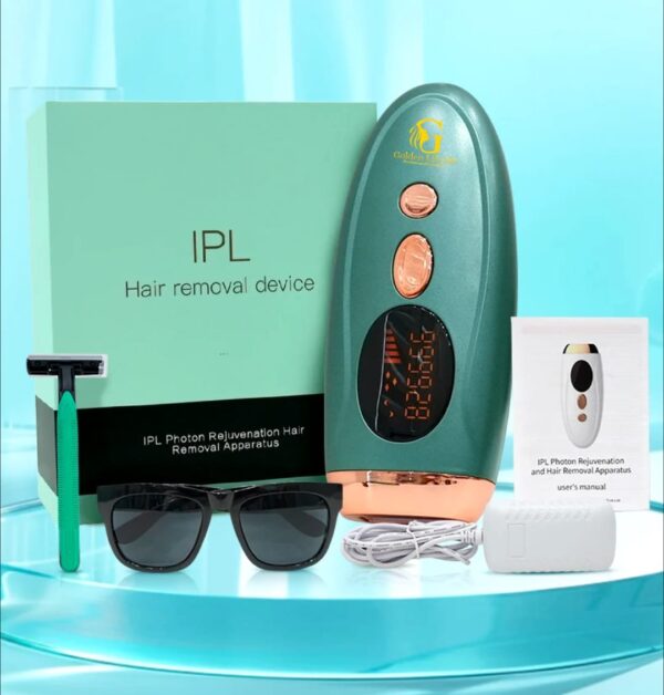 Digital hair removal laser